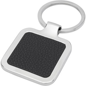 GiftRetail 118128 - Porte-clés carré Piero en PU pour gravure laser