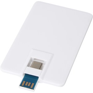 GiftRetail 123749 - Clé USB Duo Slim de 32 Go avec ports Type-C et USB-A 3.0